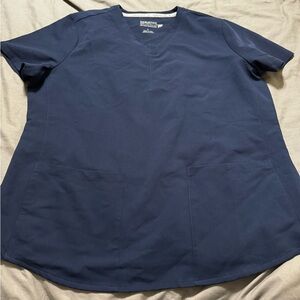 Fabletics Navy Scrub Top